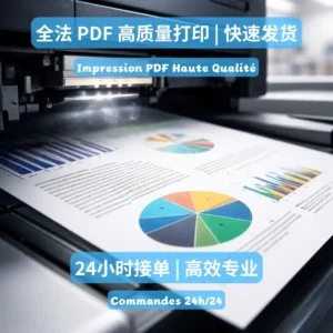 全法PDF高清打印服务 - 24小时接单快速发货 - Impression PDF Haute Qualité France